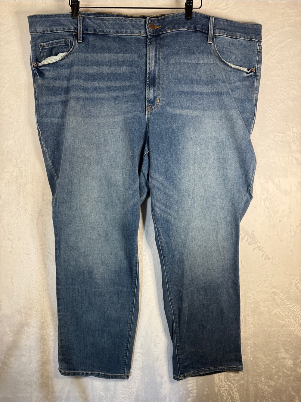Old Navy Mid-Rise Power Slim Straight Leg Denim Jeans Size 28